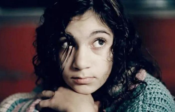 Eli - a strange girl in the movie "let the right one in"