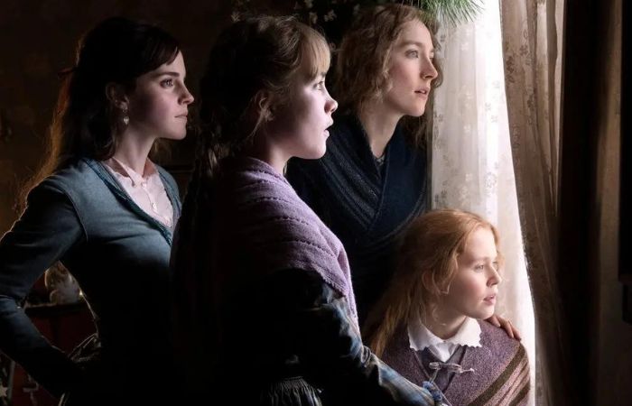 Emma Watson, Florence Pugh, Saoirse Ronan and Eliza Scanlen as sisters