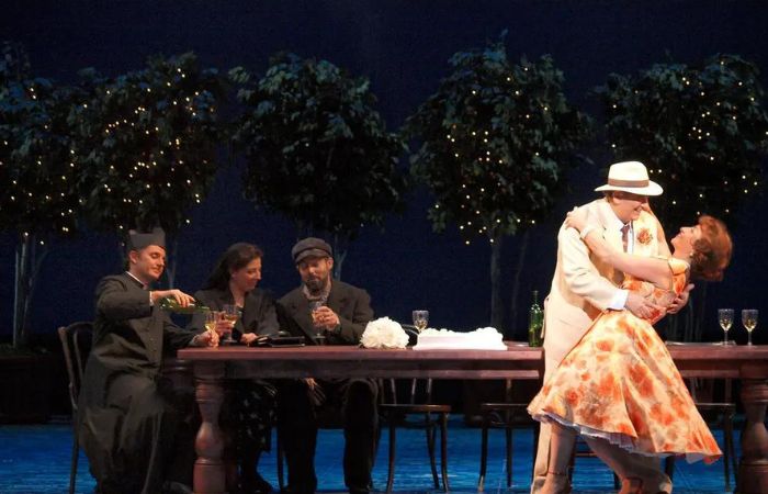 A scene of “Il Postino"