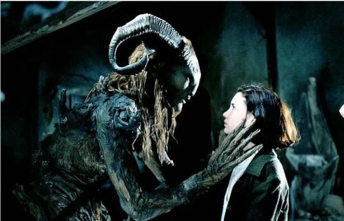 Doug Jones and Ivana Baquero